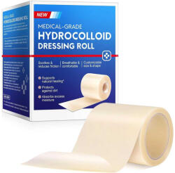 NOVA KISS Rola Pansament Hidrocoloidal Medical - Rani si Cicatrici, 5 cm x 1.5 m