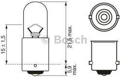 Bosch Bec Bosch Pure Light T4W 12V 4W BA9s (10323699)