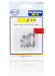 ALCA Set Sigurante Fuzibile De Sticla Set 7 Buc (687000)