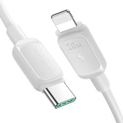 JOYROOM Cablu pentru incarcare si transfer de date Joyroom A14, USB-C/Lightning, 20W, 1.2m, Alb (6956116748487)