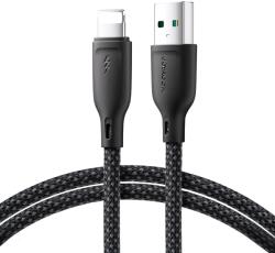 JOYROOM Cablu pentru incarcare si transfer de date Joyroom S-A34, USB/Lightning, 3A, 1m, Negru (6941237110527)