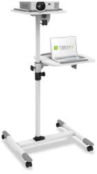 TECHLY Suport pentru videoproiector cu 2 rafturi reglabile, mobil pe roti, TECHLY, negru, ICA-TB TPM-2 (ICA-TBTPM-2) - ury