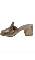 CheBello Flip-flop papucs CheBello 4020 bőr sarok dombornyomott arany 39 (4020)