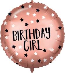 Procos Balon din folie - rose Birthday Girl 46 cm