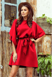 Numoco SOFIA рокля с папионка - червена numoco | Cherven | ЖЕНИ | 2XL/3XL