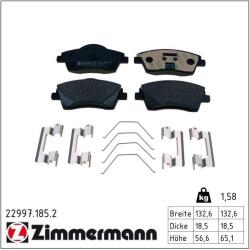 ZIMMERMANN Set placute frana ZIMMERMANN 22997.185. 2 (22997.185.2)
