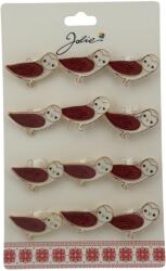 Flippy Set 12 Brose Martisor pentru Copii, Jolie, Model Bufnita, Auriu Maro (128201)