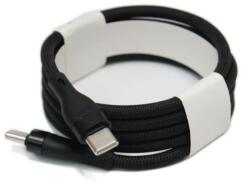 Flippy Cablu de Date Universal, Flippy, Incarcare Rapida, Type-C to Type-C Compatibil cu Telefon sau Tableta, Cablu de Incarcare Impletit din Nailon, 1 m, Negru (162393)