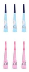 Flippy Set 6 Suflatori Gender Reveal, Flippy, Girl or Boy, din Carton, 20 x 5 cm, Roz/Albastru (130473)