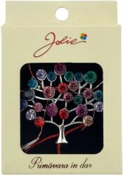 Flippy Martisor Brosa Medie, Jolie, Multicolora, Dimensiune Brosa 5 cm, Material Metal, Model Copacul Vietii (134789)