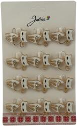 Flippy Set 12 Brose Martisor Primavara, Jolie, Model Pisica Alba cu Pietre (134009)