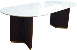 Invicta interior Masa de dining GATSBY din lemn de mango si blat din marmura, 240 cm (45829)