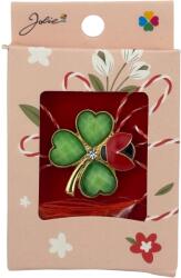 Flippy Martisor Brosa Mica in Cutie, Jolie, Dimensiune Brosa 2.5-3cm, Material Metal, Model Trifoi, Cutie Roz (165204)