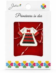 Flippy Martisor Brosa Mica in Cutie, Jolie, Dimensiune Brosa 2, 5-3 cm, Material Metal, Model Rochie Traditionala, Multicolor (134736)