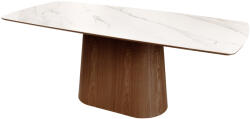 Invicta interior Masa de dining UNIQUE din lemn de nuc si blat ceramic, 200 cm (45139)