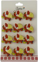 Flippy Set 12 Brose Martisor pentru Copii, Jolie, Model Elefant cu Design, Multicolor (128239)