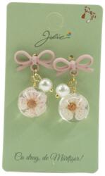 Flippy Cercei Dama de Primavara, Jolie, Model Floare in Glob, Eleganti si Moderni, 3 x 1 cm per unitate, Roz (114610)
