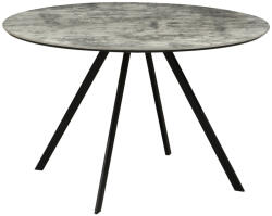 Invicta interior Masa de dining ATELIER cu aspect de piatra gri, 120 cm (46570)