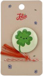 Flippy Martisor cu Brosa pentru copii, Jolie, Material Metal, Ambalaj Carton cu Design, Model Trifoi, Verde deschis (165705)