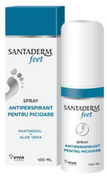 Vitalia Pharma Santaderm Feet Spray Antiperspirant pt Picioare x 100ml