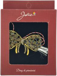 Jolie Brosa Vintage, Jolie, Material Metal, Ambalaj Carton, Dimensiune Brosa Aproximativ 4-6 cm, Model Fundita cu Flori, Multicolor (165159)