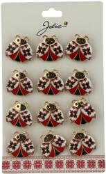 Flippy Set 12 Brose Martisor Primavara, Jolie, Model Buburuza cu Motiv Traditional (128320)