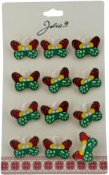 Flippy Set 12 Brose Martisor pentru Copii, Jolie, Model Fluture, Multicolor (128203)