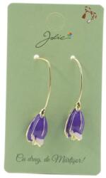 Flippy Cercei Dama de Primavara, Jolie, Model Flori Iris, Eleganti si Moderni, 7 x 1 cm per unitate, Mov (114614)