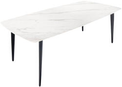 Invicta interior Masa de dining MILANO din ceramica alba, 160 cm (44765)