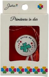 Jolie Martisor Brosa Mica in Cutie, Jolie, Design cu Mesaj, Dimensiune 2.5-3 cm, Material Metal, Model Rotund Trifoi (164936)