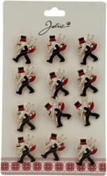 Flippy Set 12 Brose Martisor Primavara, Jolie, Model Cosar, Multicolor (128278)