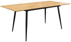 Invicta interior Masa de dining APARTMENT 120-160cm extensibila, aspect lemn de stejar salbatic natural (47069)