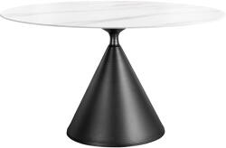 Invicta interior Masa de dining SIGNATURE cu blat ceramic alb, 135 cm (47471)