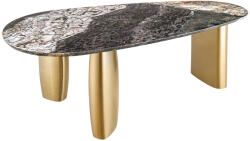 Invicta interior Masa de dining ORGANIC cu blat din marmura, 200 cm (46205)