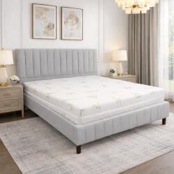 SaltSib Saltea ortopedica Magic Micro One 160x200x23 cm, arcuri pocket, 7 zone confort, husa detasabila tricot, fermitate medie Saltea