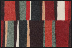 Salonloewe Rhythm Lines red-sage 050x075 cm szennyfogó lábtörlő