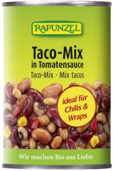RAPUNZEL Kifutó Termék: Rapunzel Taco mix bab-paprika-kukorica konzerv BIO 400g