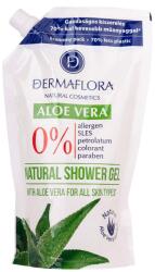 Florin Dermaflora 0% tusfürdő utántöltő aloe vera 500ml