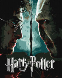 Ideyka Festés számok szerint - Harry Potter: Harry és Voldemort 40x50 cm extra metál festékkel