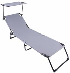 Heinner Hr Sezlong Cu Parasolar 186X55X24 Gri (DSZP012)