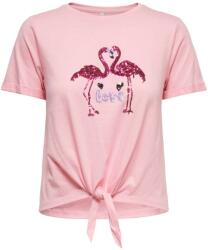 ONLY Тениска onldora s/s knot fold-up top jrs (153466785014578)