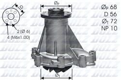 DOLZ Pompa apa, racire motor DOLZ M276 (M276)