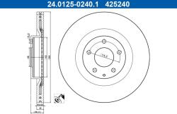 ATE Disc frana ATE 24.0125-0240.1 (24.0125-0240.1) - automobilus