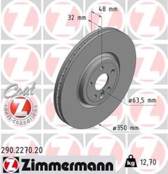 ZIMMERMANN Disc frana ZIMMERMANN 290.2270. 20 (290.2270.20)