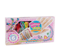 EMC ONSHOP Set de Artizanat, Set Tesut Bratari Prietenie, Educatie Puzzle, Multicolor, 22.6x12x3cm (AN036)