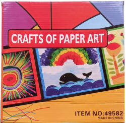 EMC ONSHOP Set educativ Arta cu hartie mototolita, Craft of Paper Art, +3 ani (P0343)