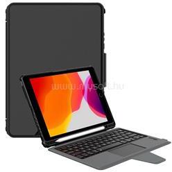 Nillkin IPAD 10.2 (2021) / 10.2 (2020) BUMPER COMBO billentyűzetes defender tok mágneses, ceruza tartó, FEKETE (GP-124732) (GP-124732)