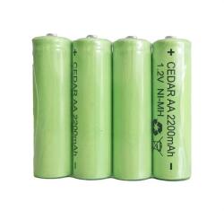  Cedar AA tölthető elem 2200 mAh [4 darab] (CEDAR-AA)