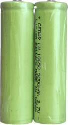  Cedar 18650 akkumulátor /5000mAh, 3.7V/ [2 darab] (CEDAR-18650-5P)