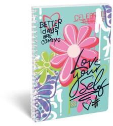LIZZY Spirálfüzet, A4, vonalas, 70 lap, LIZZYSULI, Cornell Love (7500163000) - fodicoaruhaz